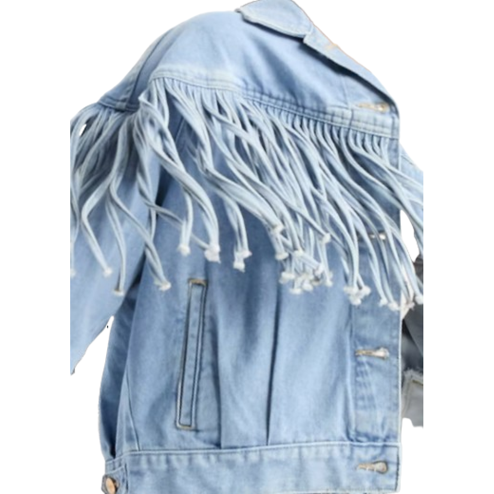 Michelle Louise Vintage 1990s Long Sleeve Denim Shirt Jacket